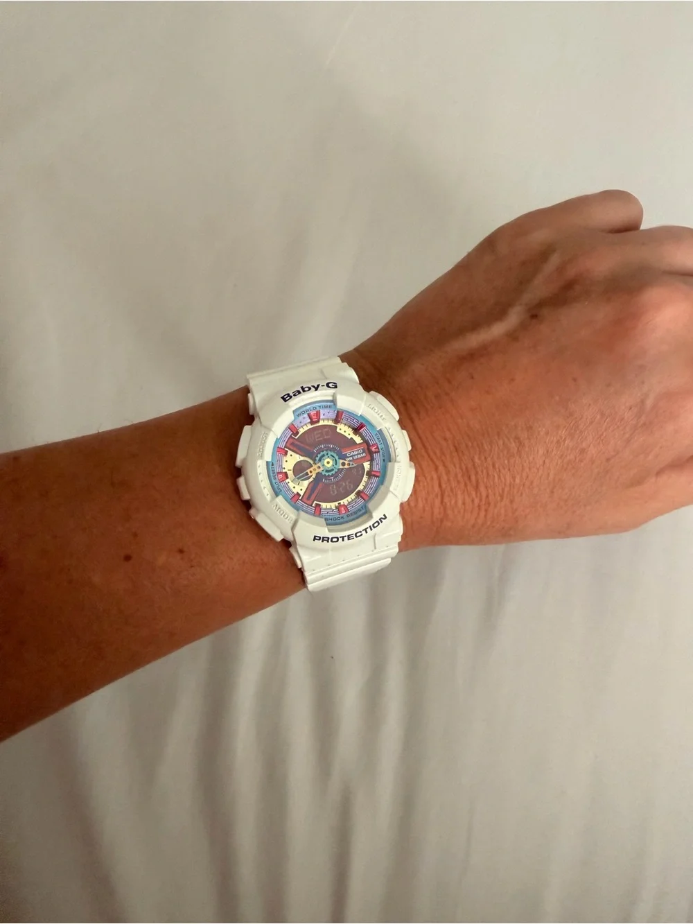 Casio Baby G white blue - New